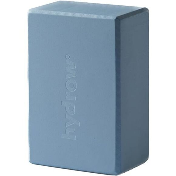 Hydrow Yoga Block EVA Foam Supportive Lightweight Blue Pilates Meditation Prop - Picture 3 of 7